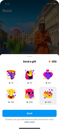 Gift picker sheet